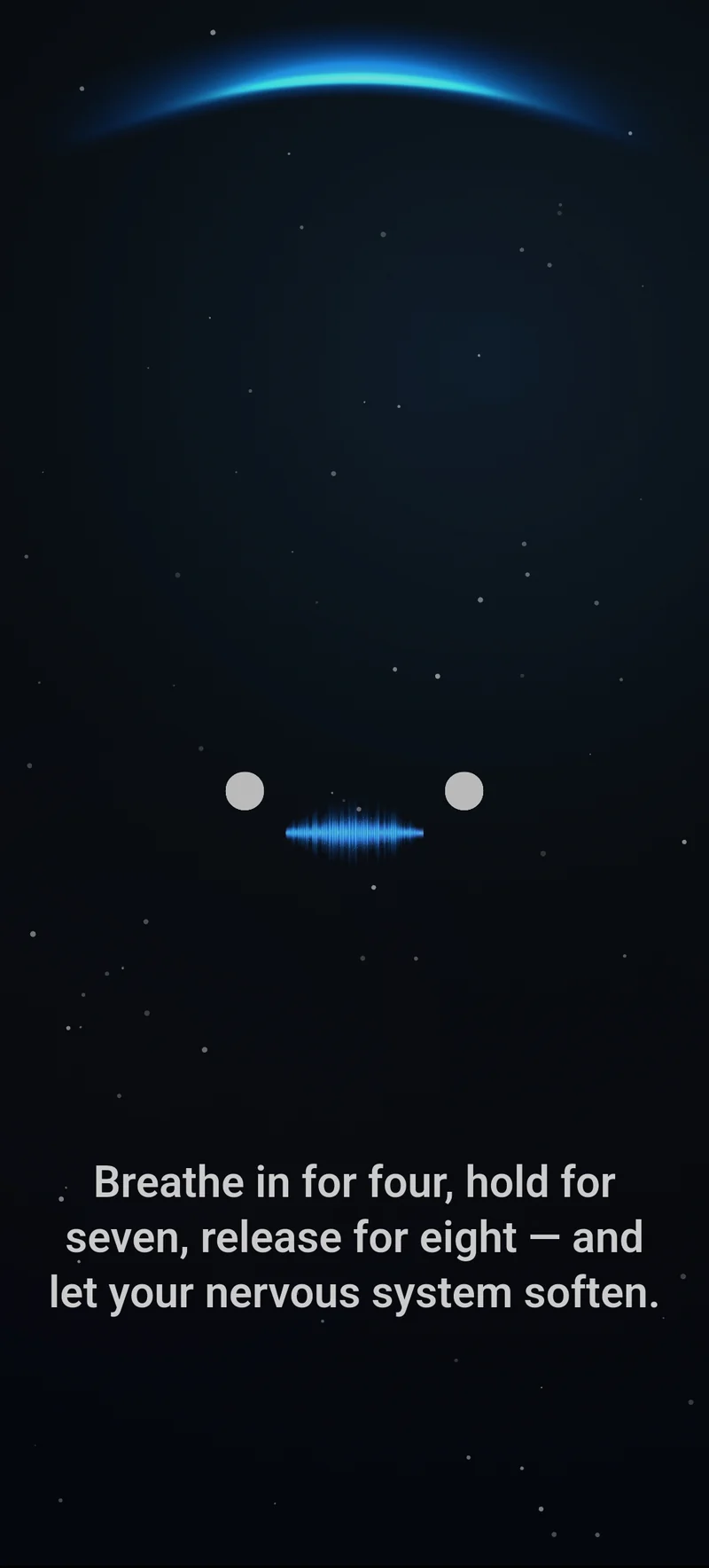 A guided practice running in the NU._.IRA app